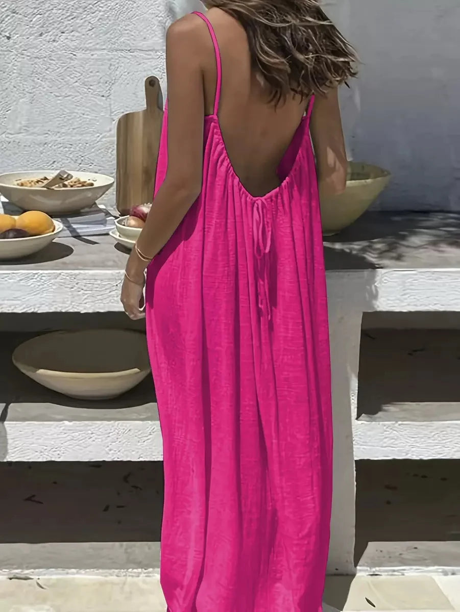 Backless Maxi Dress