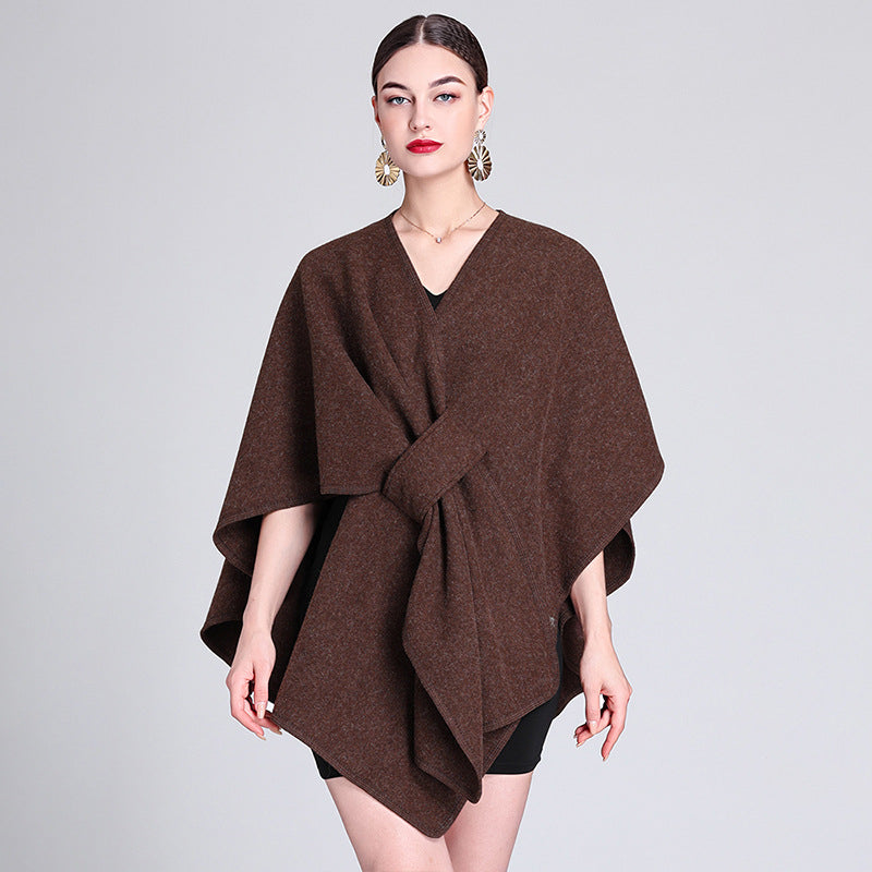Vaucluse | Caped Fleece Shawl