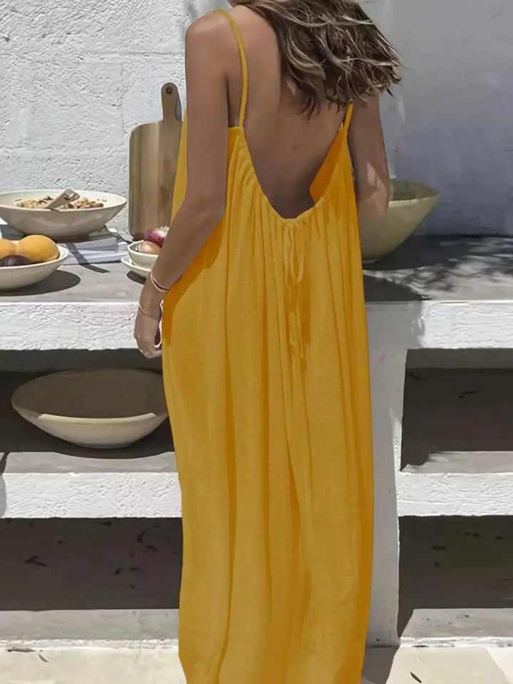 Backless Maxi Dress