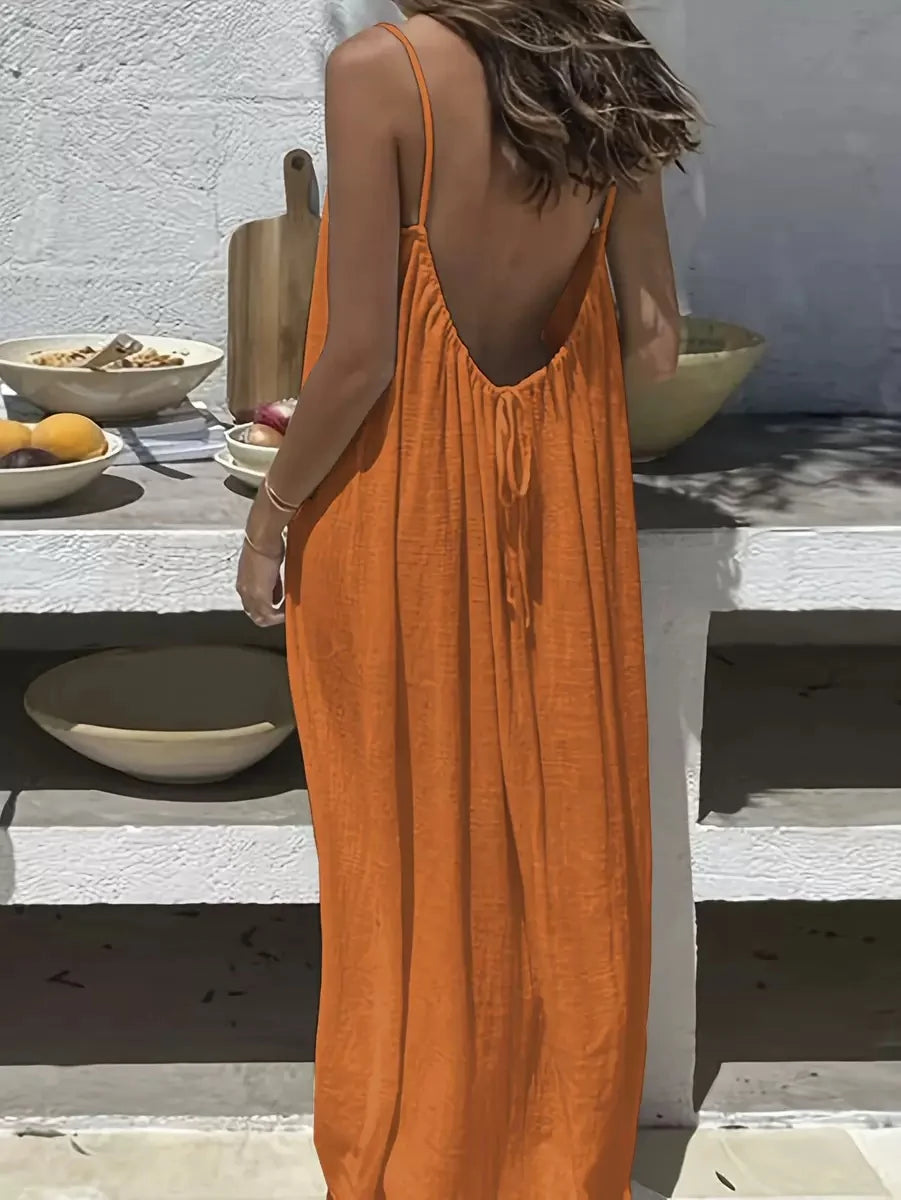 Backless Maxi Dress