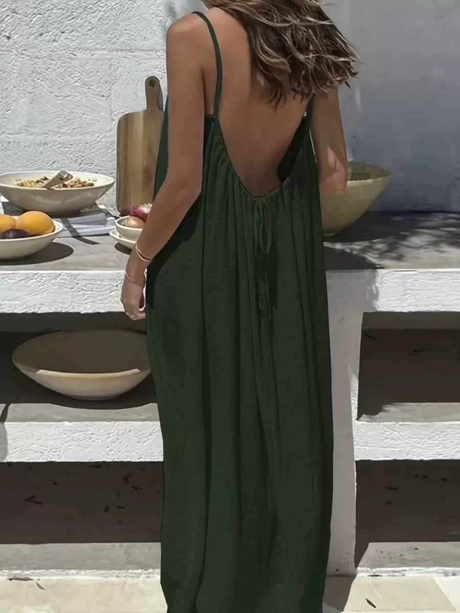 Backless Maxi Dress