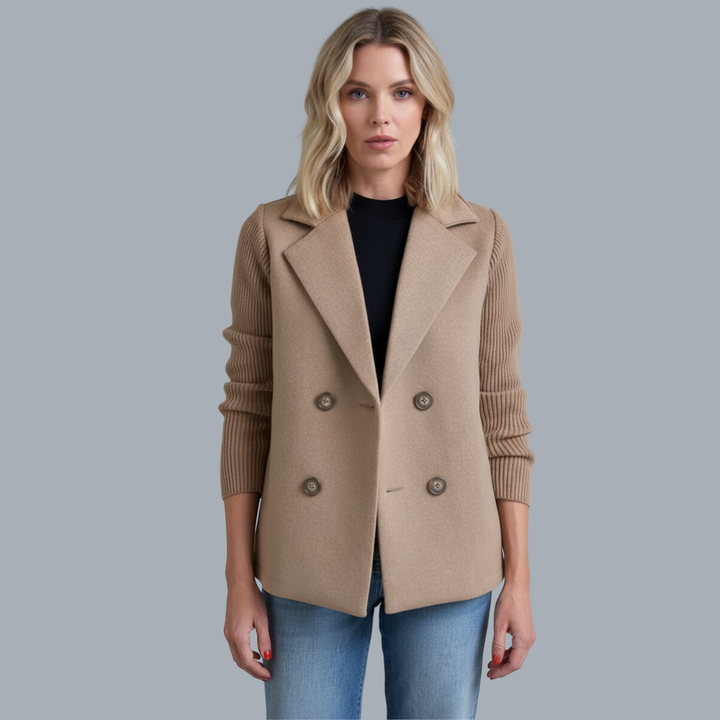 The Avalon | Ribbed Blazer Coat