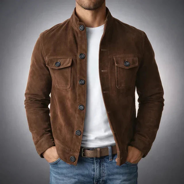Freddie | Classic Pocket Suede Jacket
