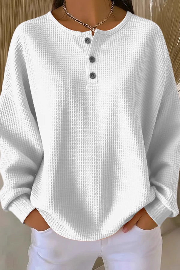 Lowell Sydney - Loose-Fitting Blouse with Buttons