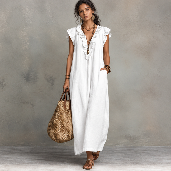 Lux | Flowing Bohemian Maxi Dress