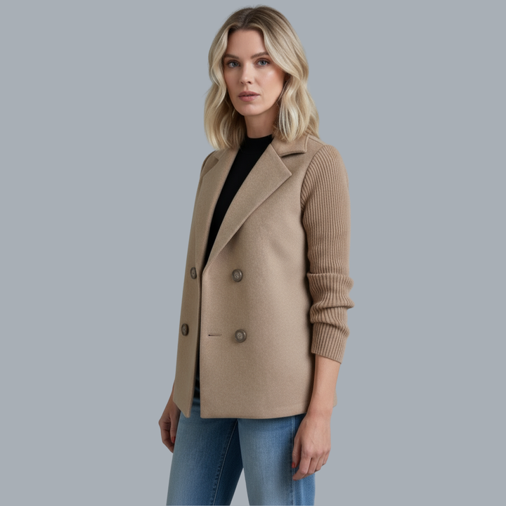 The Avalon | Ribbed Blazer Coat
