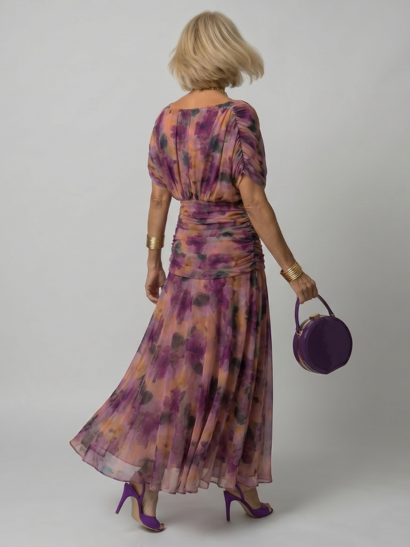 Faye | Off-Shoulder Flow Midi Dress