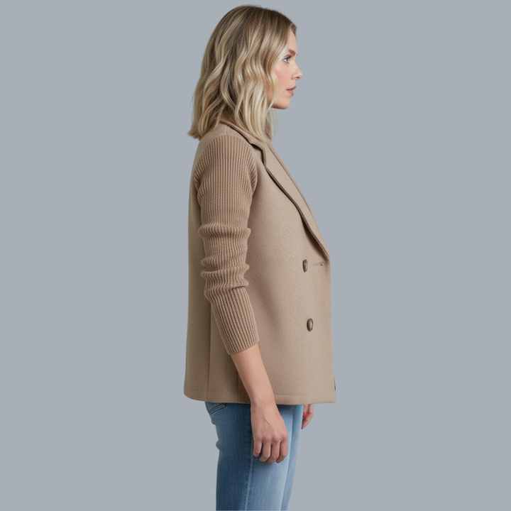 The Avalon | Ribbed Blazer Coat