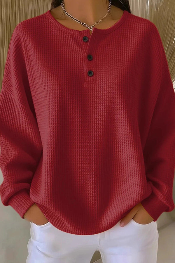 Lowell Sydney - Loose-Fitting Blouse with Buttons