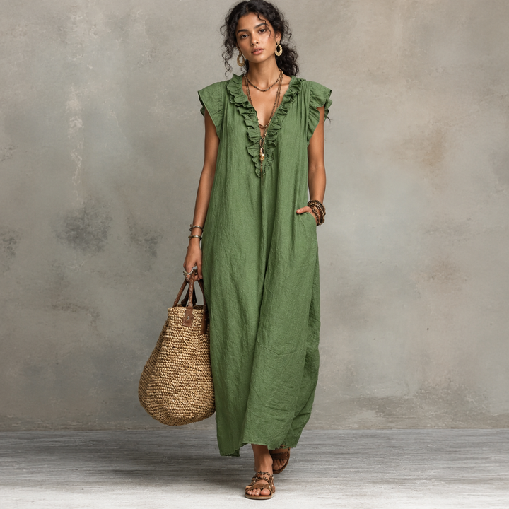 Lux | Flowing Bohemian Maxi Dress