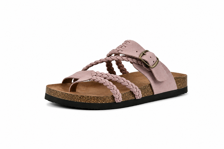 Hayleigh Braided Cork Orthopaedic Sandals