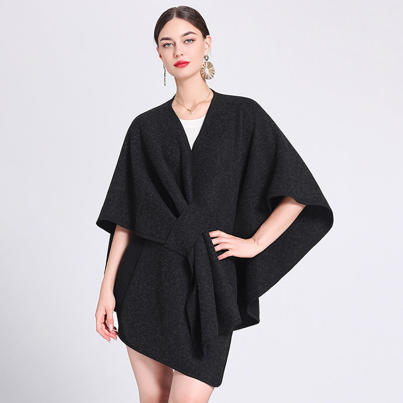 Vaucluse | Caped Fleece Shawl