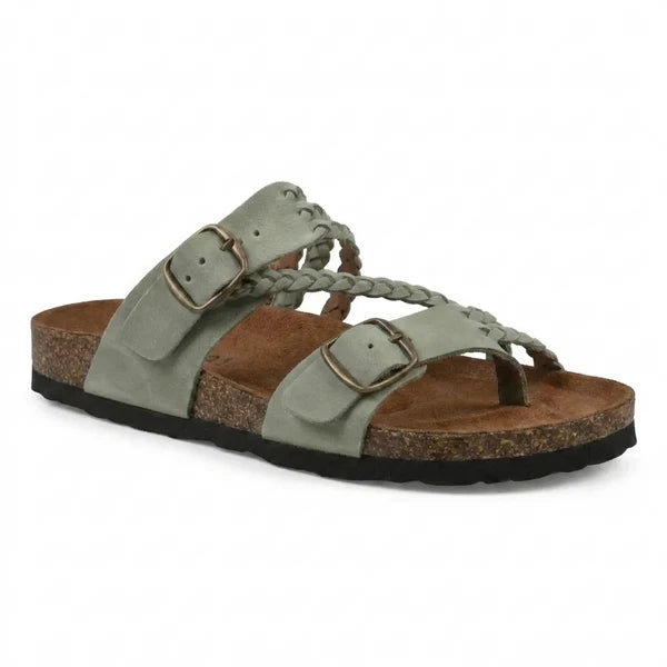 Hayleigh Braided Cork Orthopaedic Sandals
