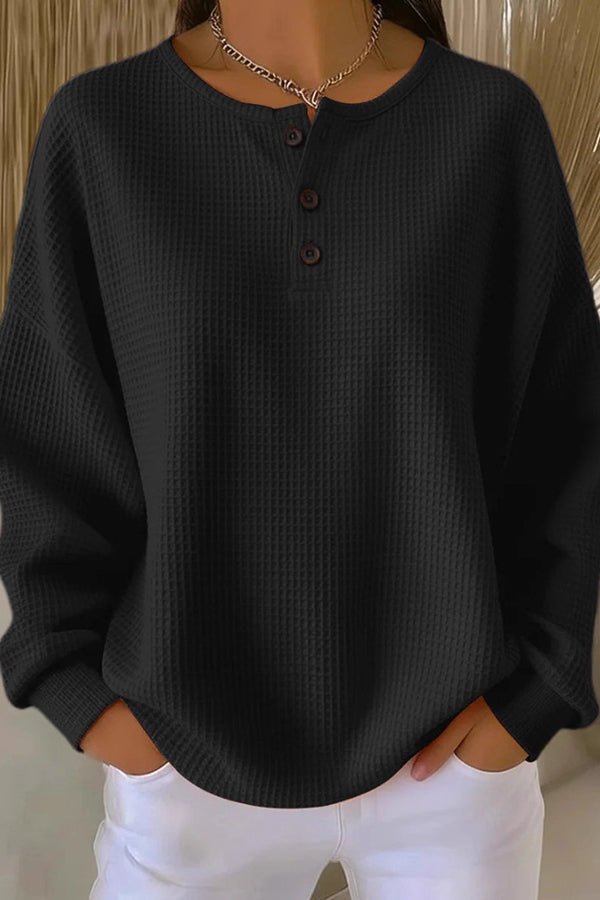 Lowell Sydney - Loose-Fitting Blouse with Buttons