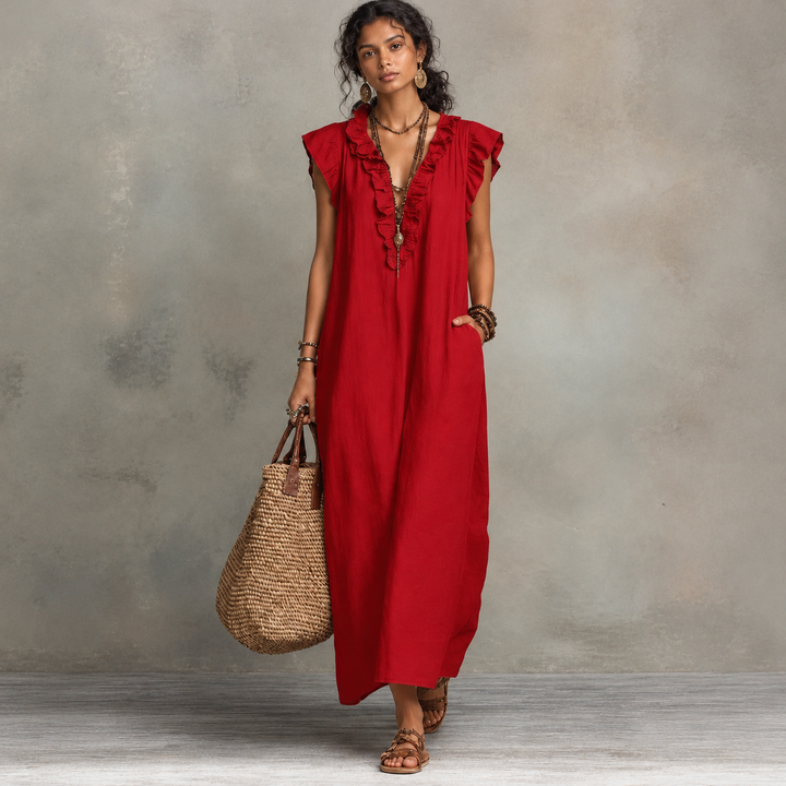 Lux | Flowing Bohemian Maxi Dress