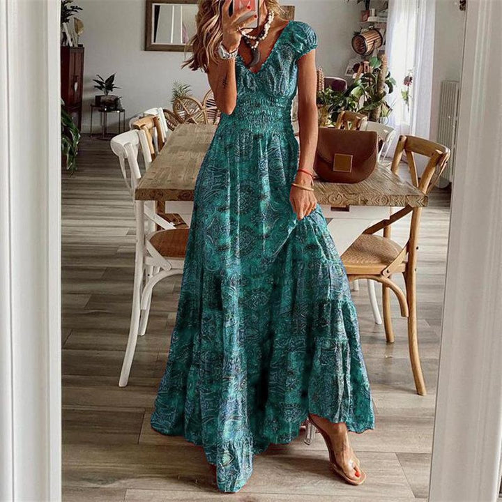 Sienna | Bohemian Floral Maxi Dress
