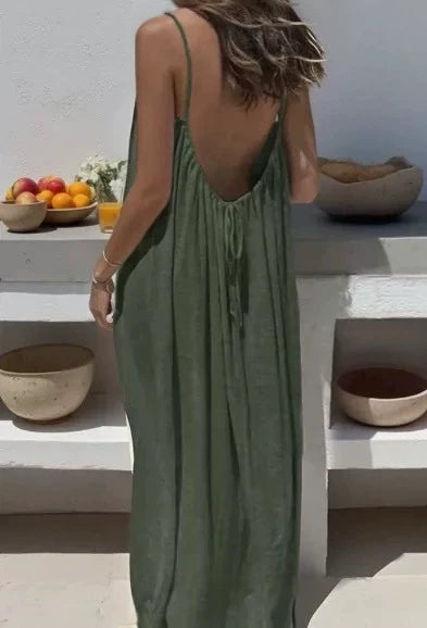 Backless Maxi Dress