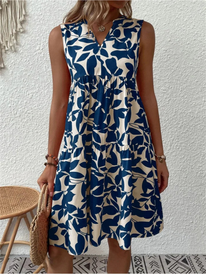 Evangeline | Floral Summer A-Line Dress