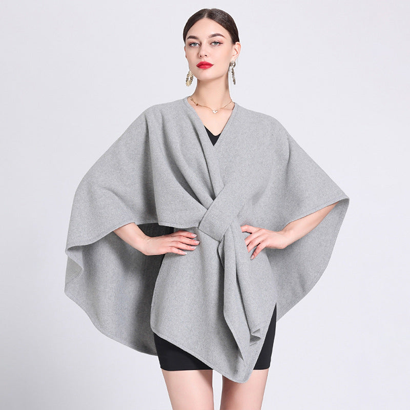 Vaucluse | Caped Fleece Shawl
