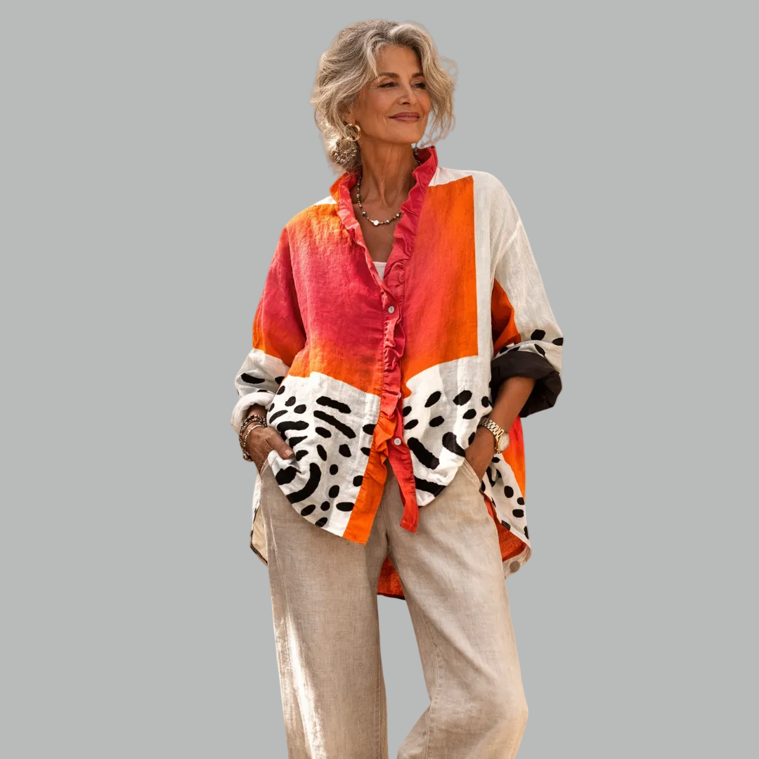 Ruby Relaxed Print Blouse