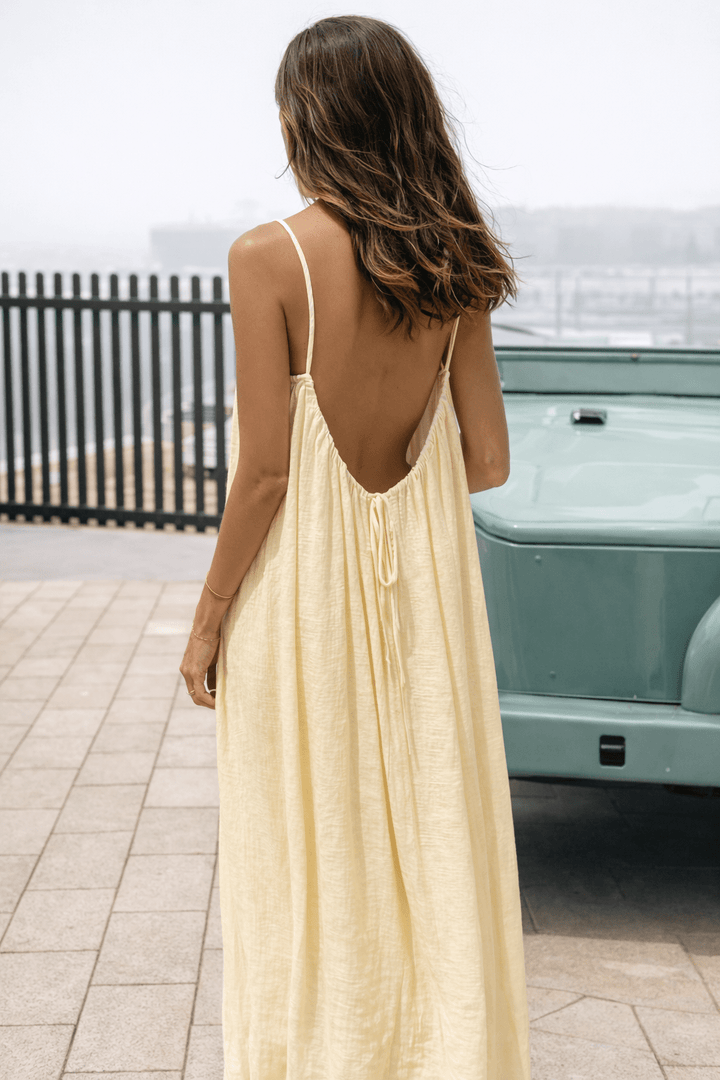 Backless Maxi Dress