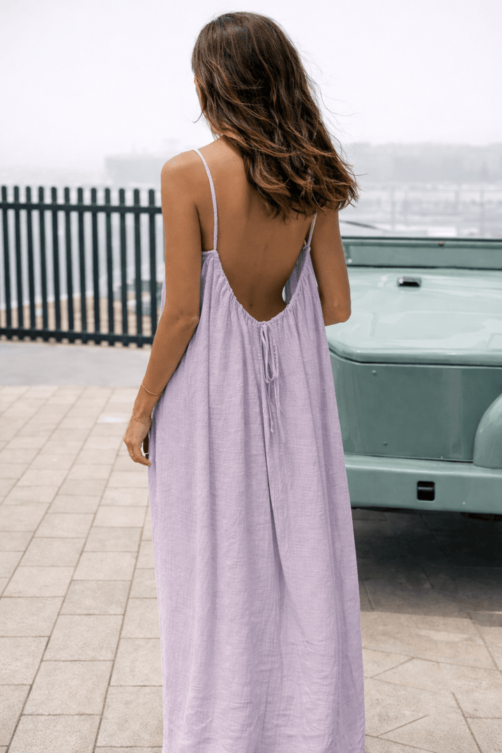 Backless Maxi Dress