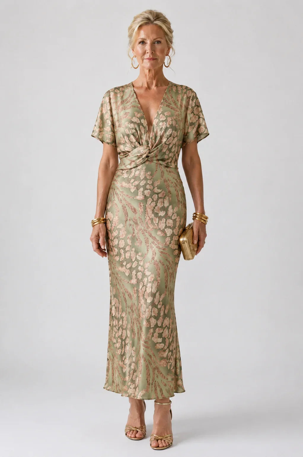 Anastasia Elegant Floral Maxi Dress