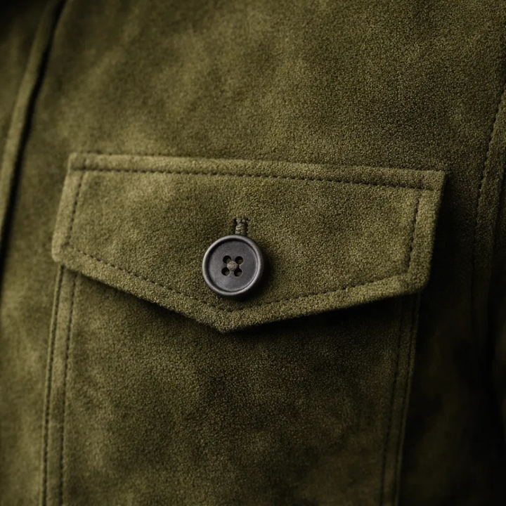 Freddie | Classic Pocket Suede Jacket