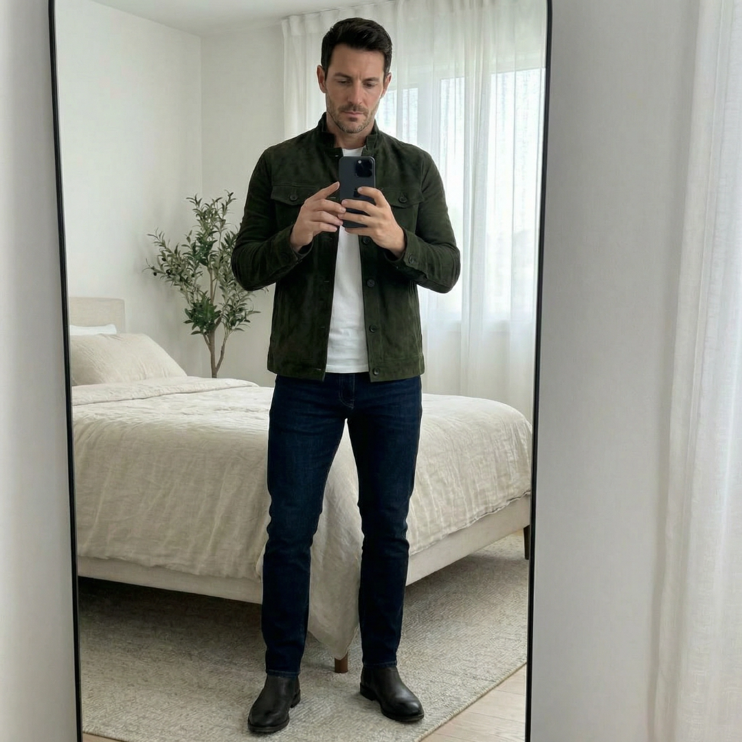 Freddie | Classic Pocket Suede Jacket