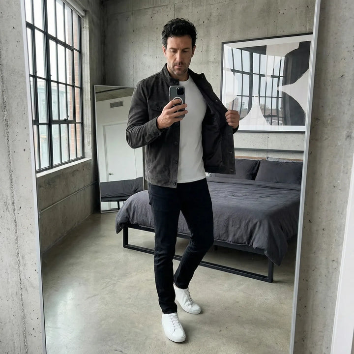 Freddie | Classic Pocket Suede Jacket