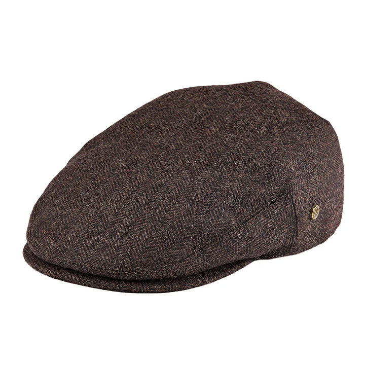 James | Classic Herringbone Stitch Flat Cap