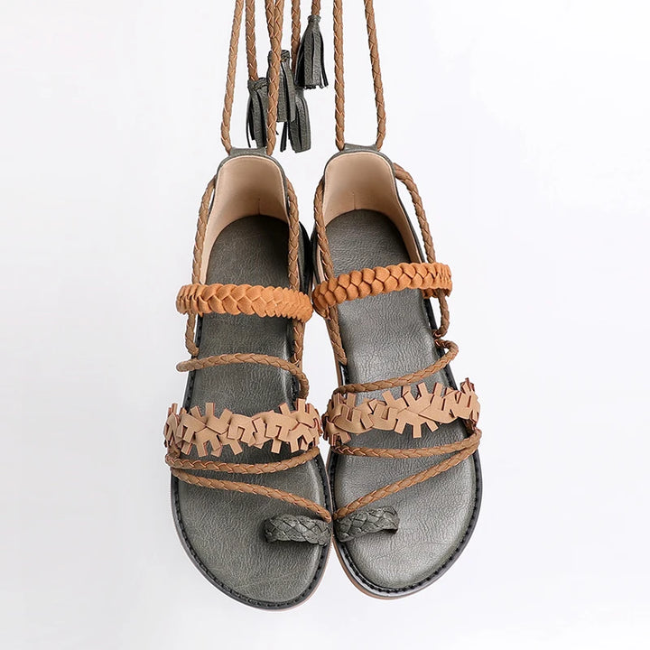 Marrakech Braided Gladiator Boho Sandals