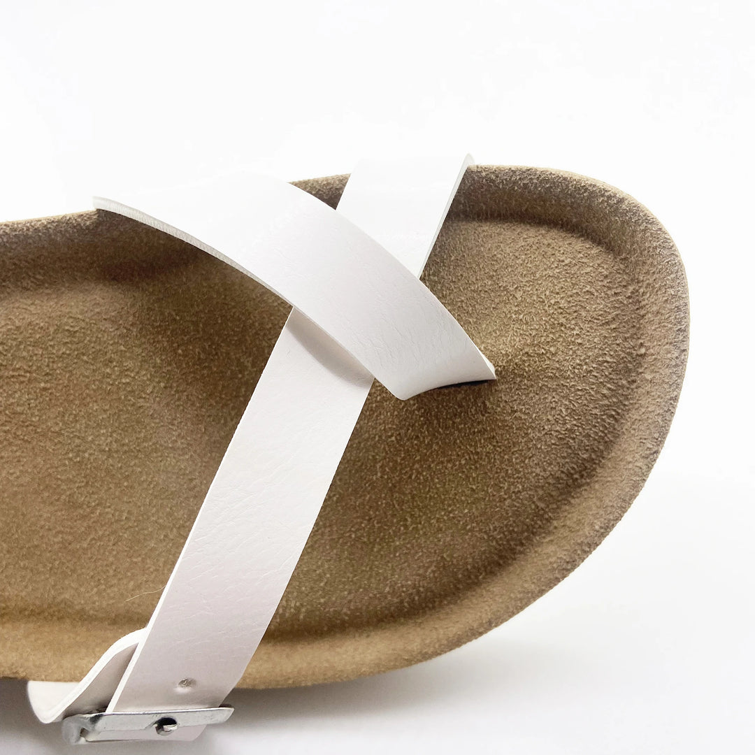 Bondi Toe-Post Orthopaedic Sandals — White