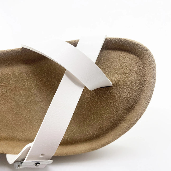 Bondi Toe-Post Orthopaedic Sandals — White