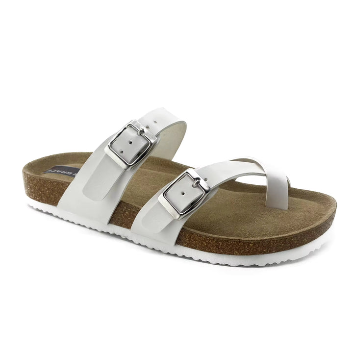 Bondi Toe-Post Orthopaedic Sandals — White