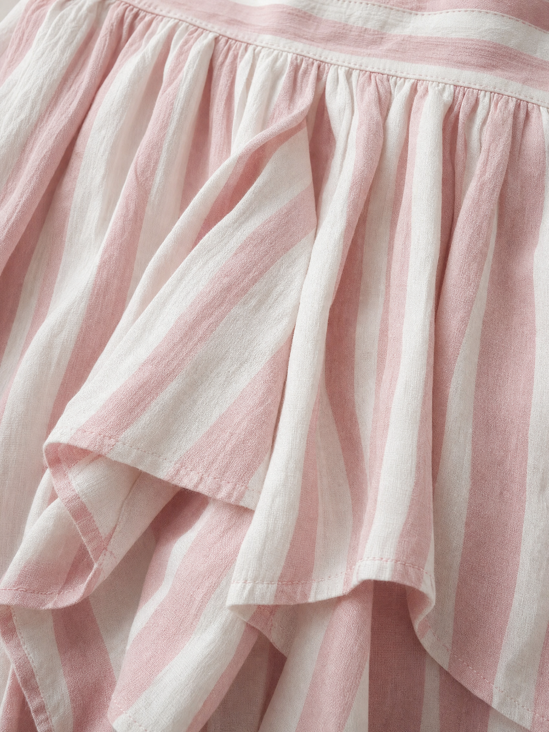 Women's Casual Pink Stretch-knit Sleeveless Round-neck Top Paired With A Woven Pink Printed Maxi Skirt MDZ0986G3LXY