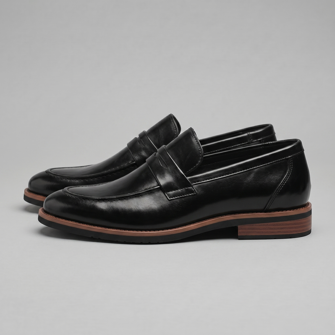 Men's Classic Leather Penny Loafers
