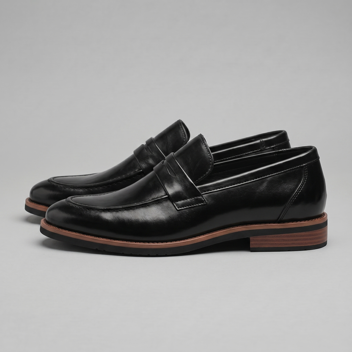 Men's Classic Leather Penny Loafers