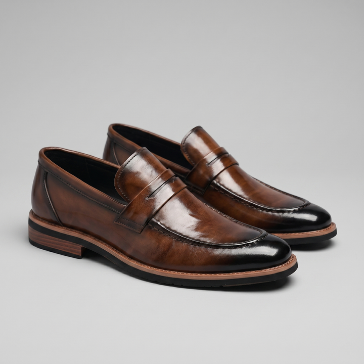 Men's Classic Leather Penny Loafers