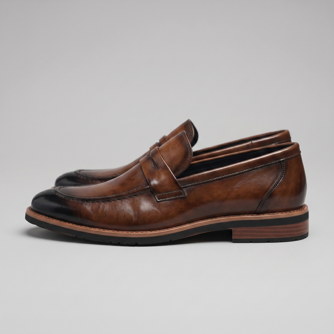 Men's Classic Leather Penny Loafers