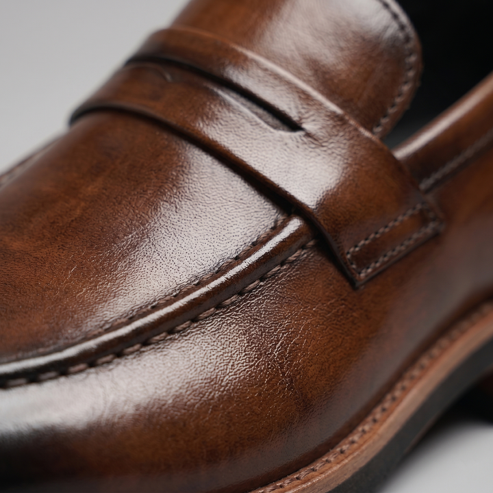 Men's Classic Leather Penny Loafers