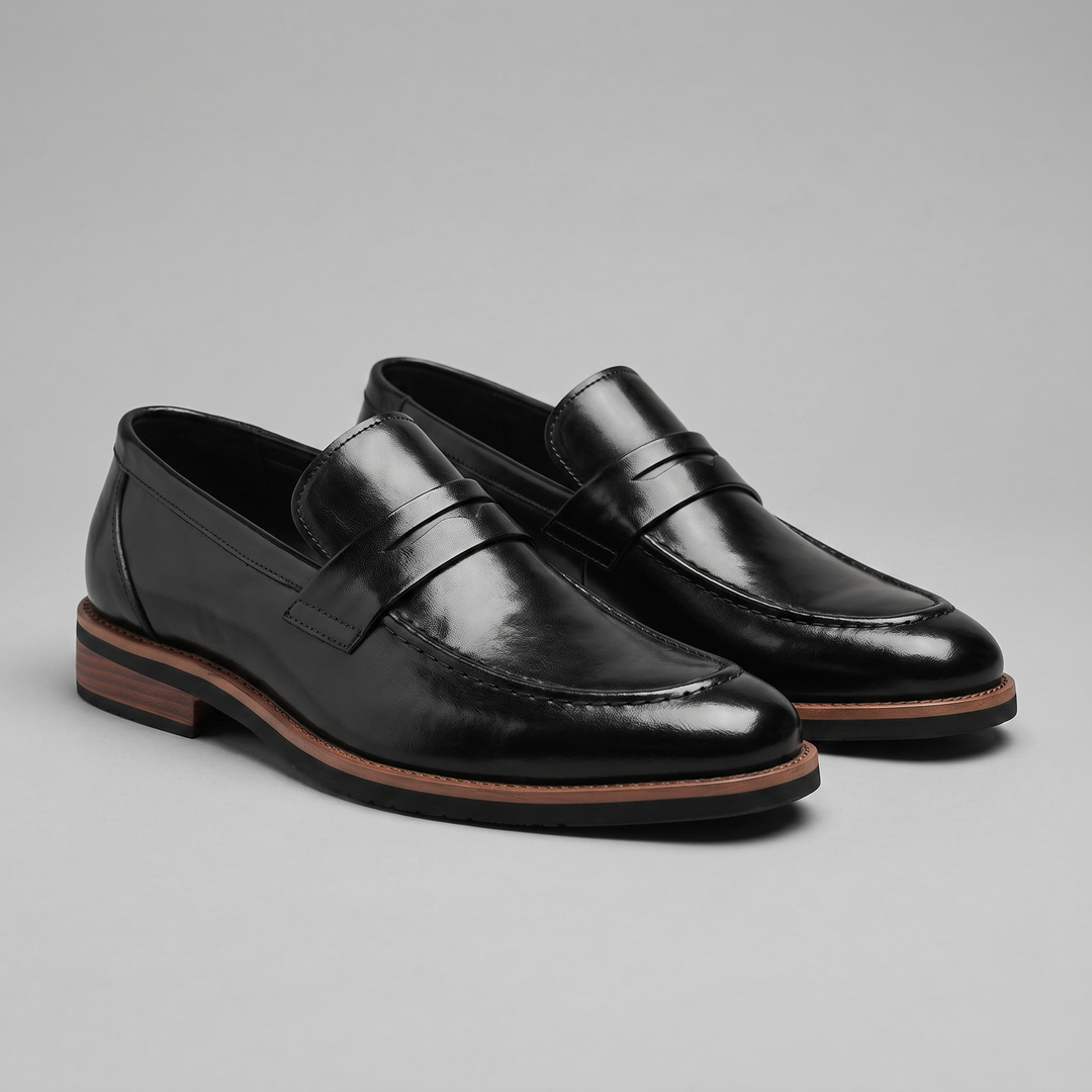 Men's Classic Leather Penny Loafers