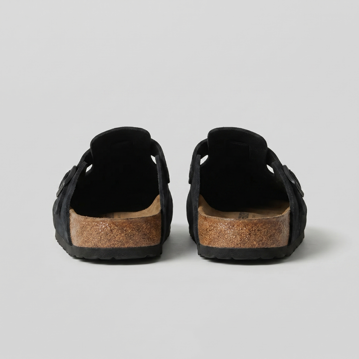 Men's Suede Clogs - Stylish Comfort Loafers