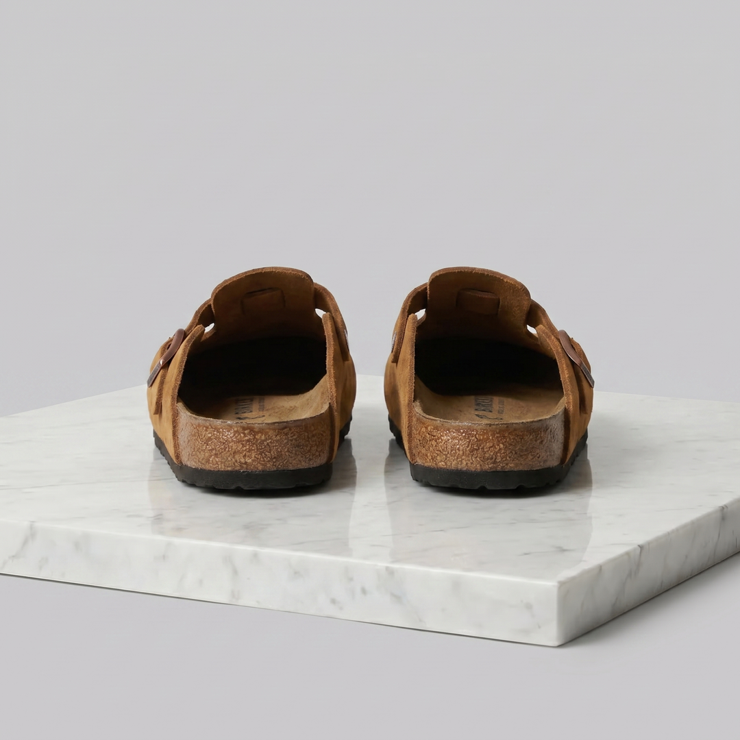 Men's Suede Clogs - Stylish Comfort Loafers