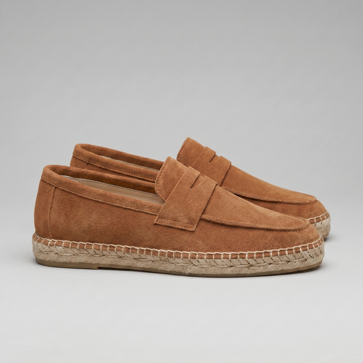 Men's Espadrille Penny Loafers