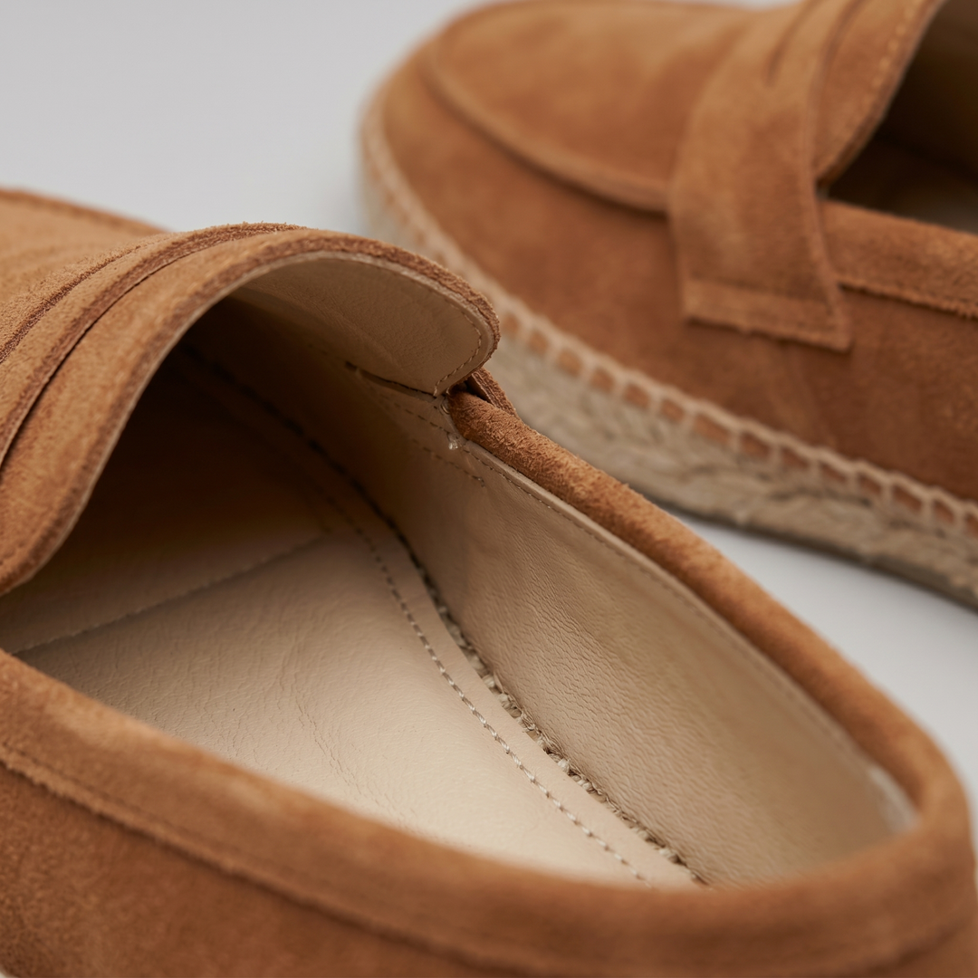 Men's Espadrille Penny Loafers