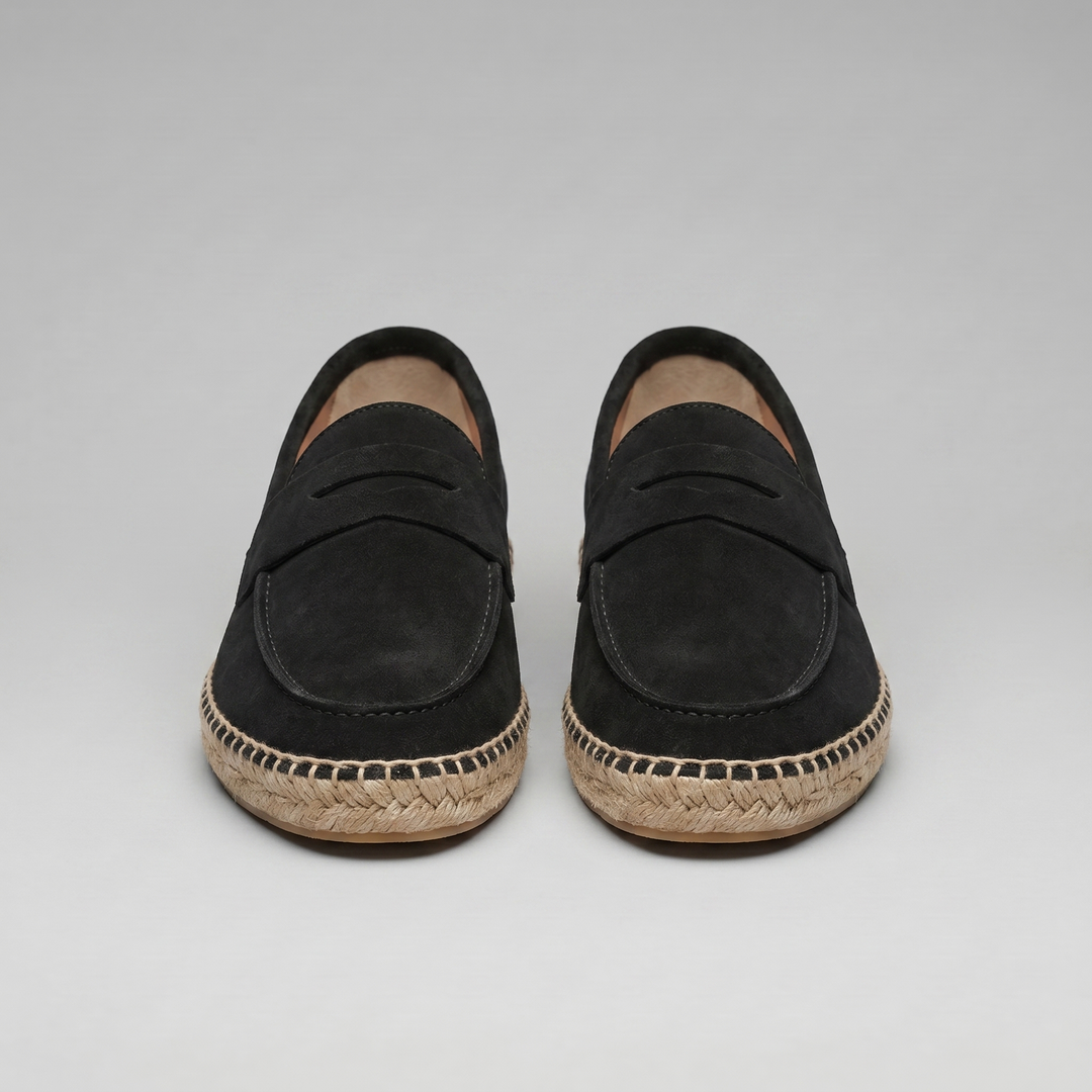 Men's Espadrille Penny Loafers