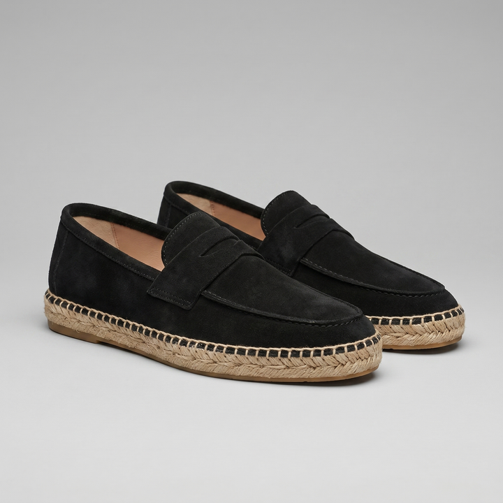 Men's Espadrille Penny Loafers