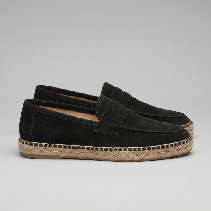 Men's Espadrille Penny Loafers