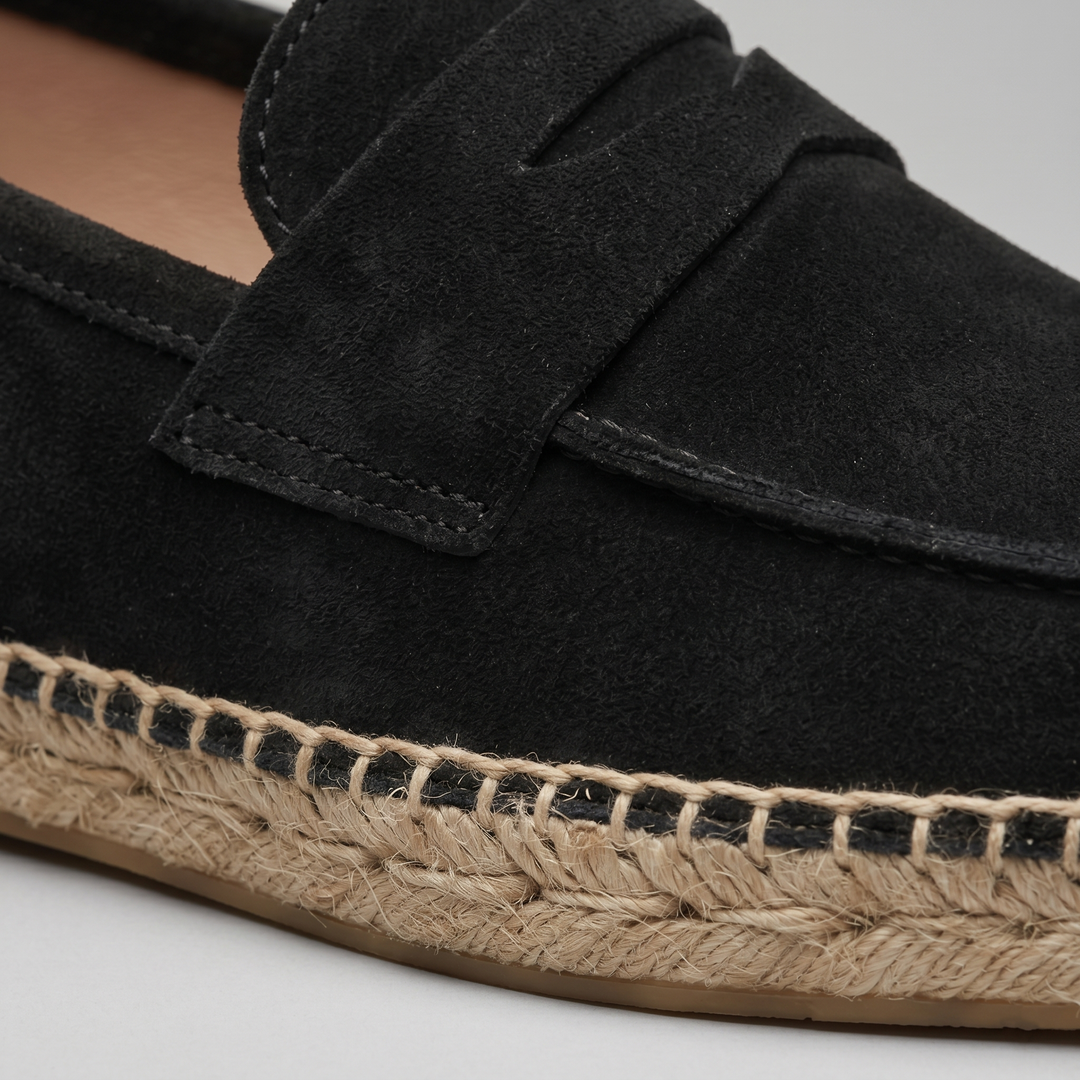 Men's Espadrille Penny Loafers